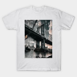 Manhattan Bridge in New York City T-Shirt